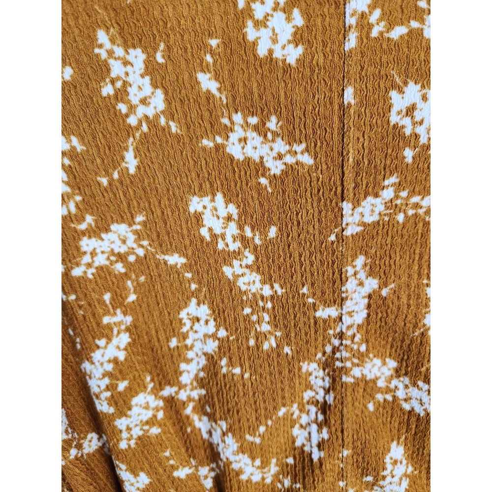 Anthropologie Women's Sz. S Gold Floral Amber Dolman Blouse NWT - Picture 8 of 8